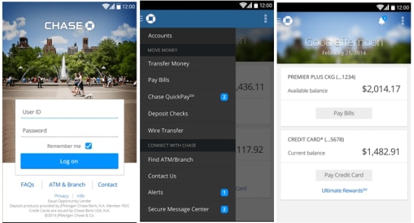 Chase Bank Online on Android